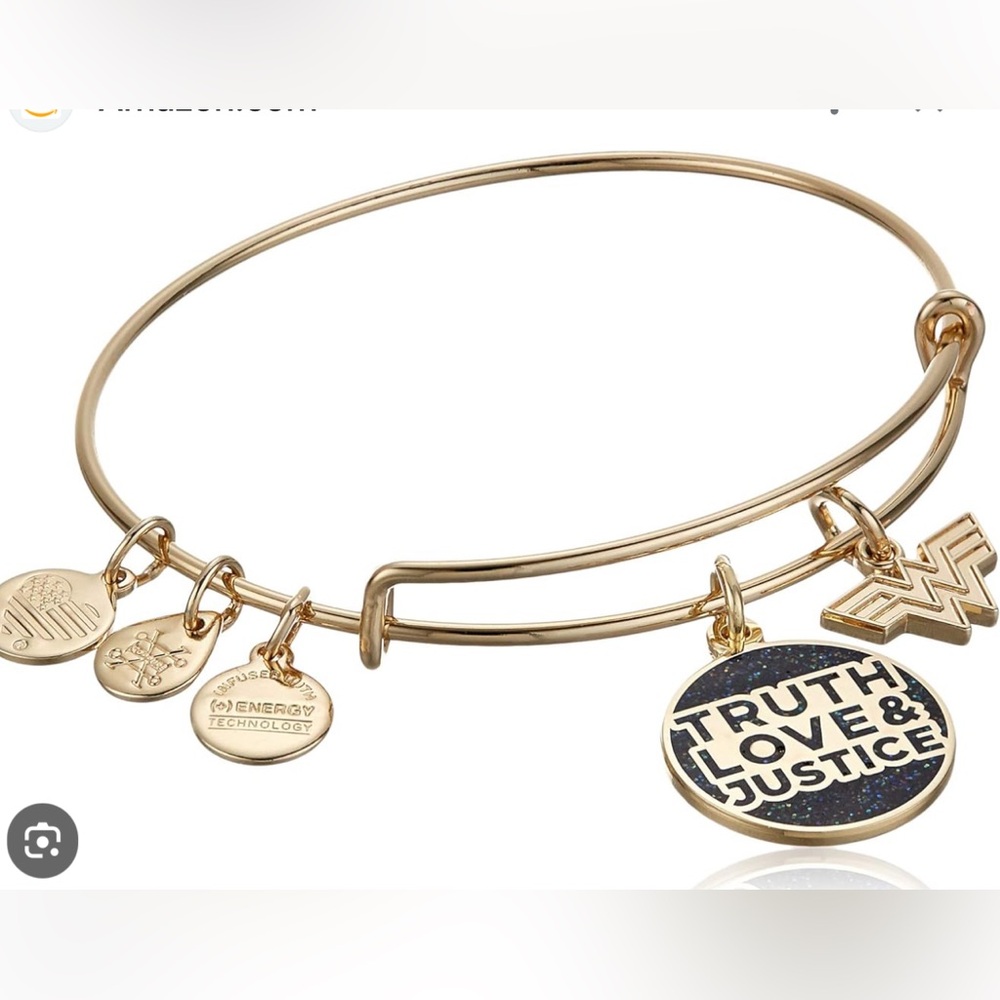 Alex and Ani Wonder Woman, Truth, Love & Justice Duo Charm Bracelet